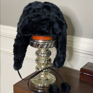 Nine West Faux Fur Hat with ear flaps